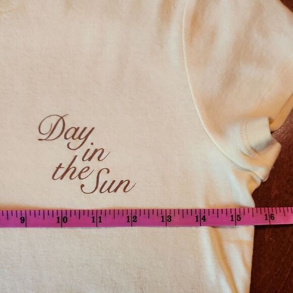 Madewell Day in the Sun Graphic Short Sleeve Lightweight Cotton Tee, XS, Yellow - Picture 2 of 9